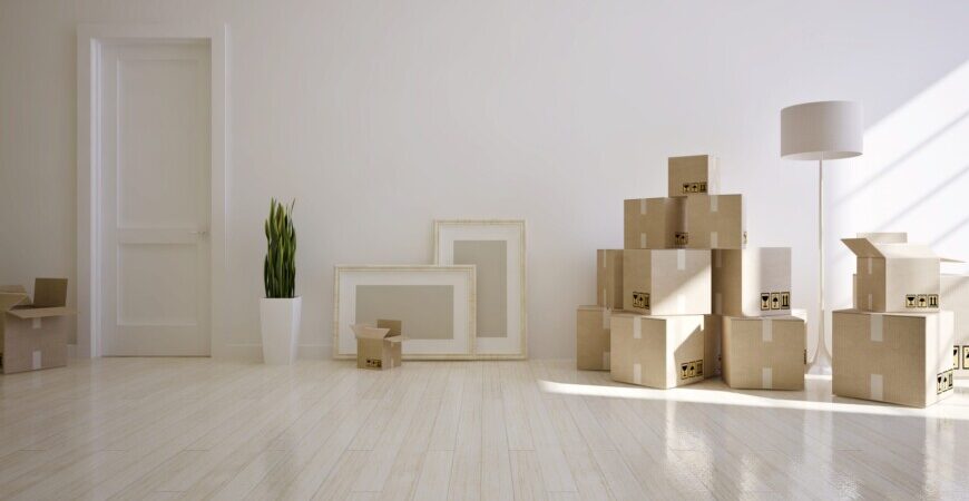 Great Toronto Movers. Expert packing services Toronto. Living room packed, and ready to move.