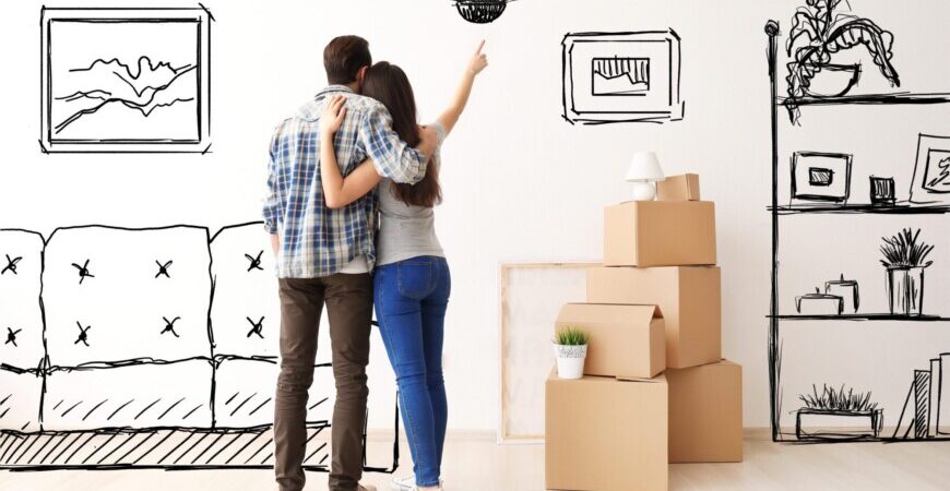 The best interior movers by Great Toronto Movers. A couple planning their new house setup.