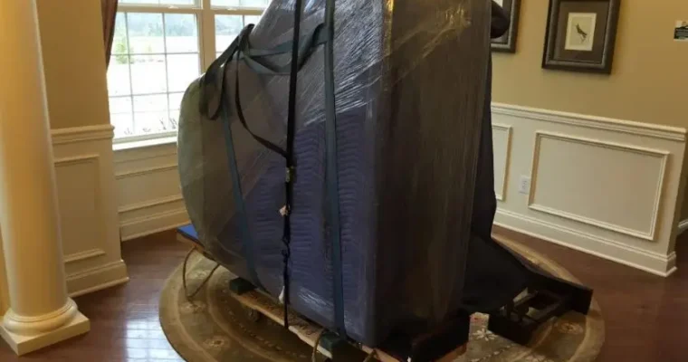 Single-item moving solutions by Great Toronto Movers. A piano expertly packed and ready to move.